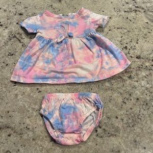 Carters | Pink Blue Tie Dye Set | NEWBORN